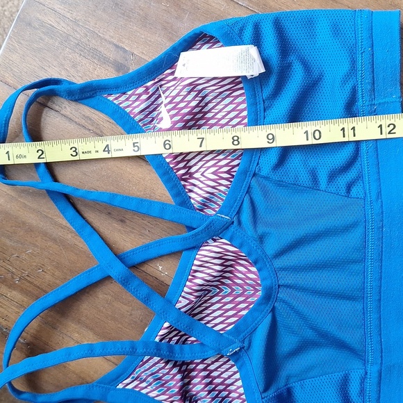 Nike Women's Multicolor Geometric Sports Bra Size L - Picture 10 of 11